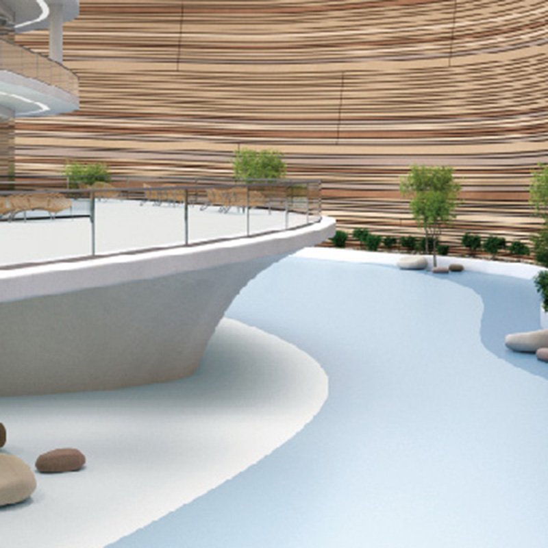 PUR polyurethaan coating homogene vloerbedekking